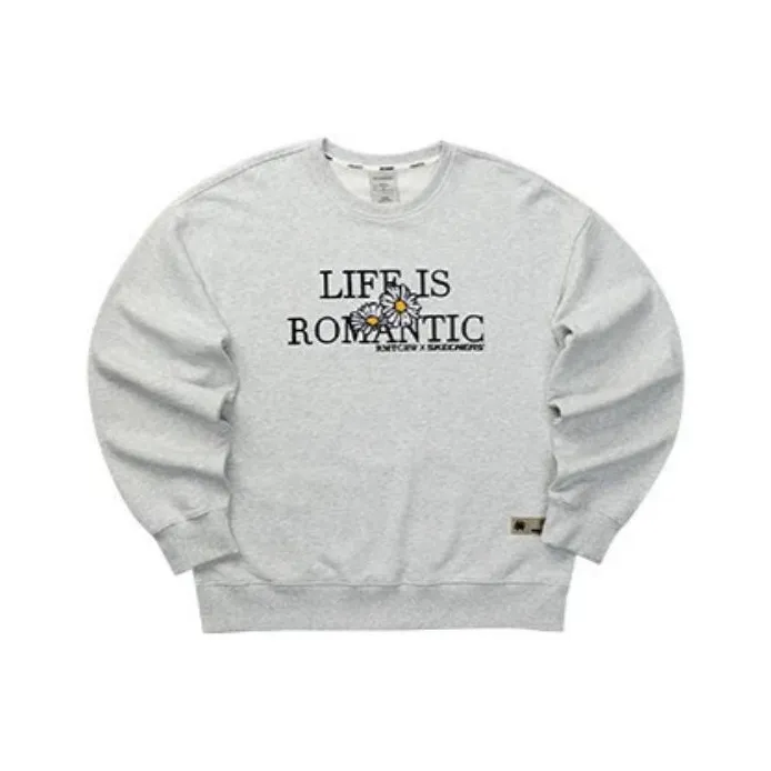 Skechers Romantic Crown Collaboration Series Sweatshirts Unisex 02F0/Greige-0