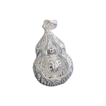 Old Qingyun Silver Building 999 Fine Silver Pendants Unisex