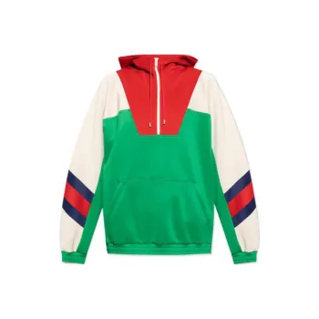 GUCCI Neoprene Half Zip Jacket