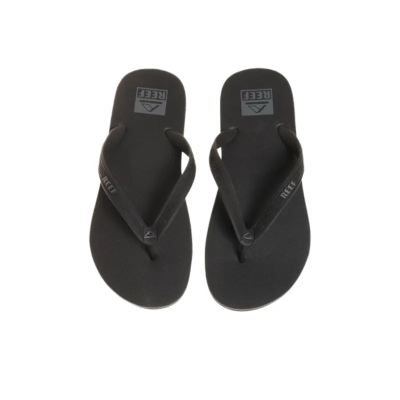REEF Abrasion Resistant Slip Resistant Flip Flops Men's Black-1