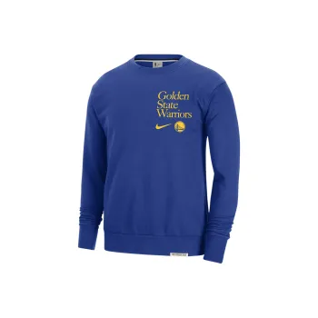 Nike Golden State Warriors Standard Issue Men's Nike Dri FIT Nba Crew Neck Sweatshirt