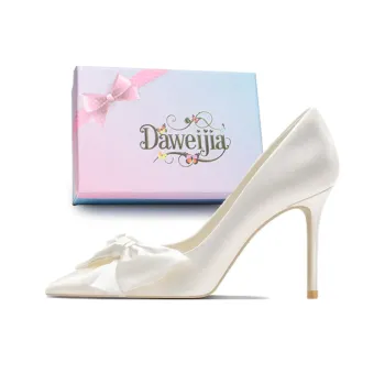 Dawei's House High Heels Women's Ecru Gift Box Set