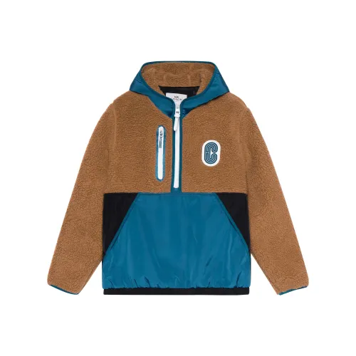 COACH Sweatshirts Men Blue Yellow