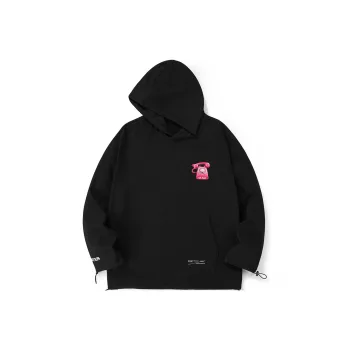Bt Hooded Loose Fit Regular Sweatshirt Unisex Black
