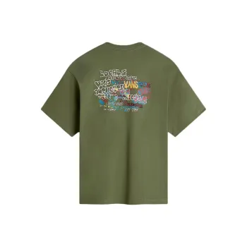 Vans Local Pub Spray T-Shirt Men Green