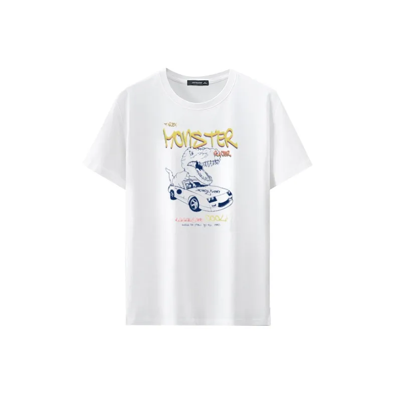 Jean West T Shirt Regular Summer Men's White-0