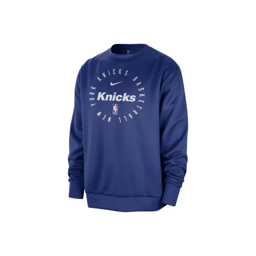 Nike New York Knicks Spotlight Men's Nike Dri FIT Nba Crew Neck Sweatshirt