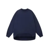 Thickened and Fleece-Lined Navy Blue