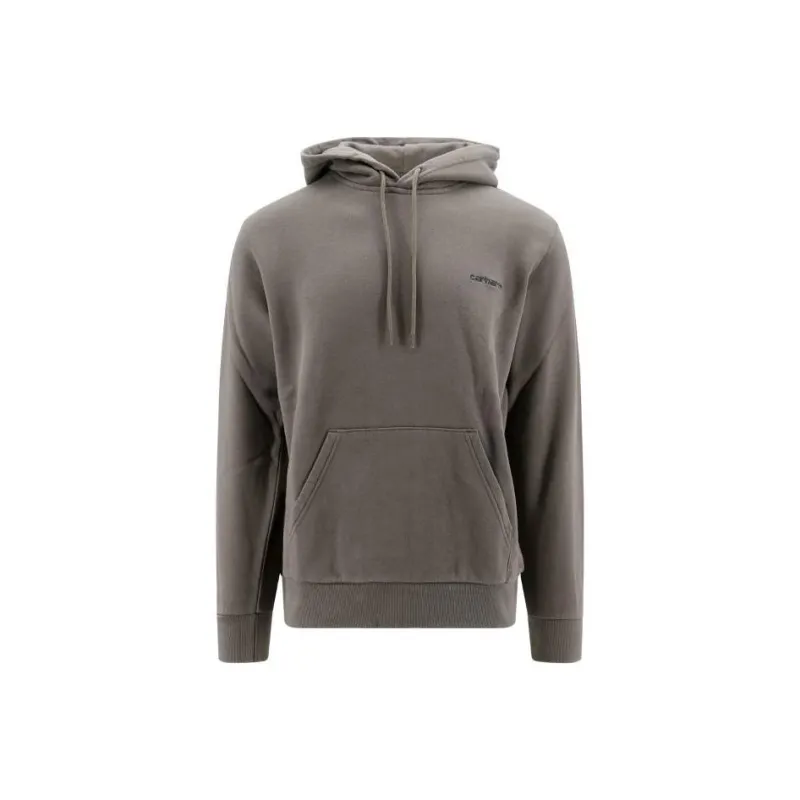Carhartt WIP Logo embroidered Cotton Hoodie-0