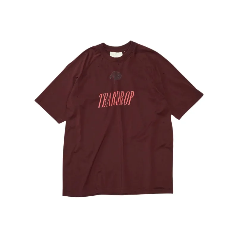 SONG FOR THE MUTE Teardrop print T shirt-0