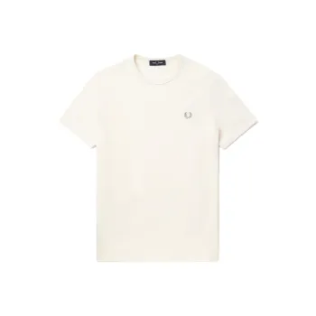 FRED PERRY T Shirts Men Ivory