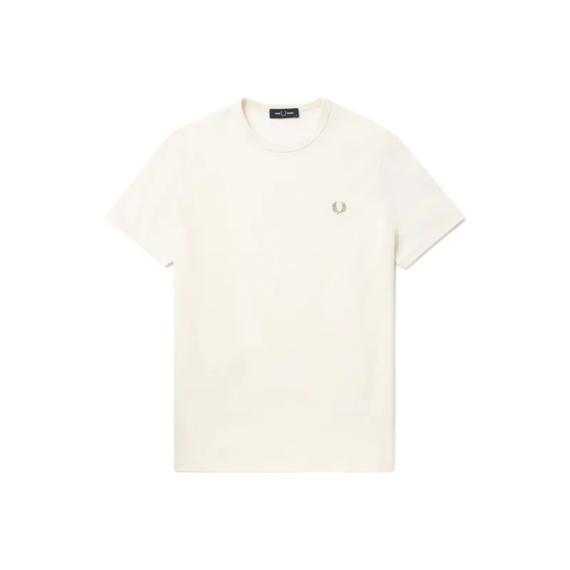 FRED PERRY T Shirts Men Ivory-0
