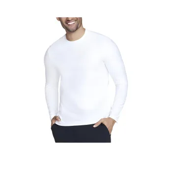 Skechers GO DRI All Day Long Sleeve T-Shirt Men's White