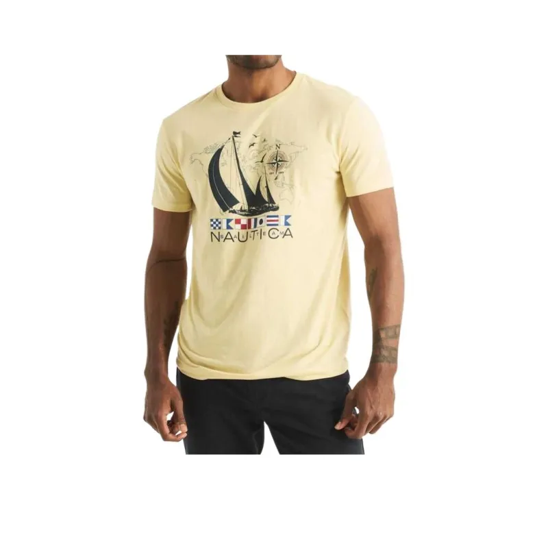 NAUTICA T-Shirts Men Yellow-0