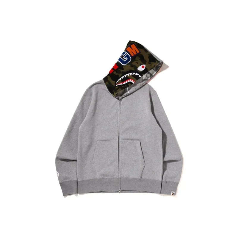 A BATHING APE Crazy Face Full Zip Hoodie-3