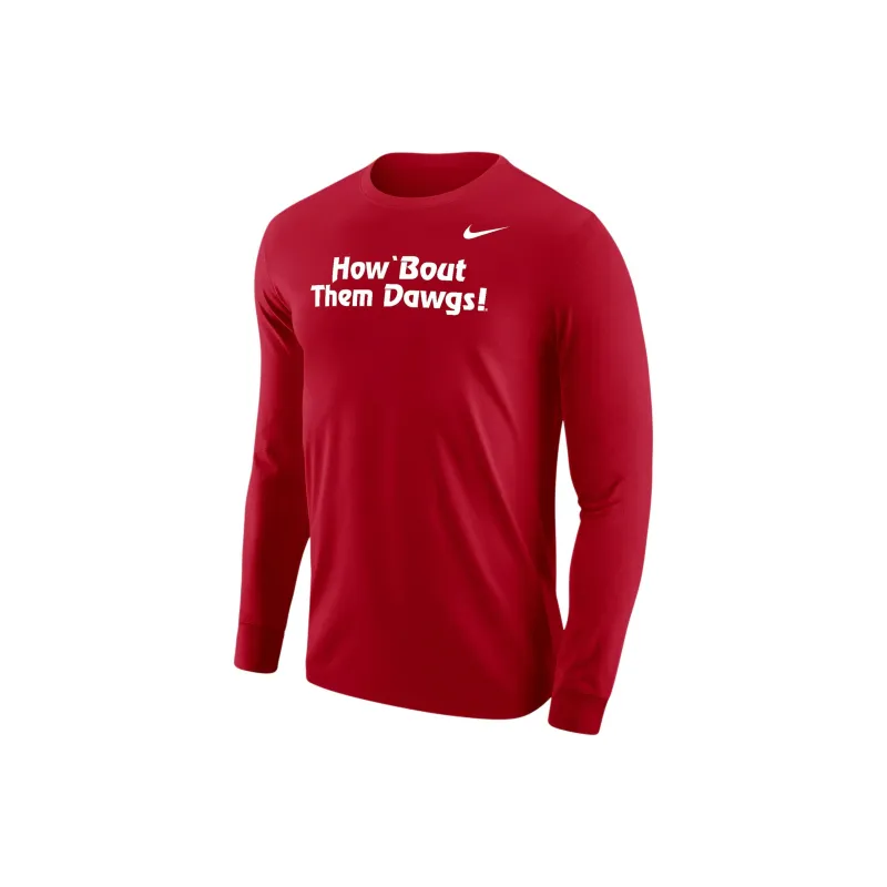 Nike Georgia Men's Nike College Long Sleeve T Shirt-0