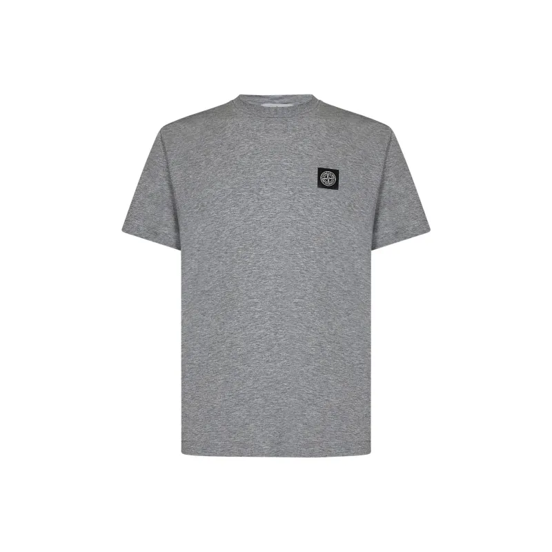 STONE ISLAND Compass appliqué T shirt-0