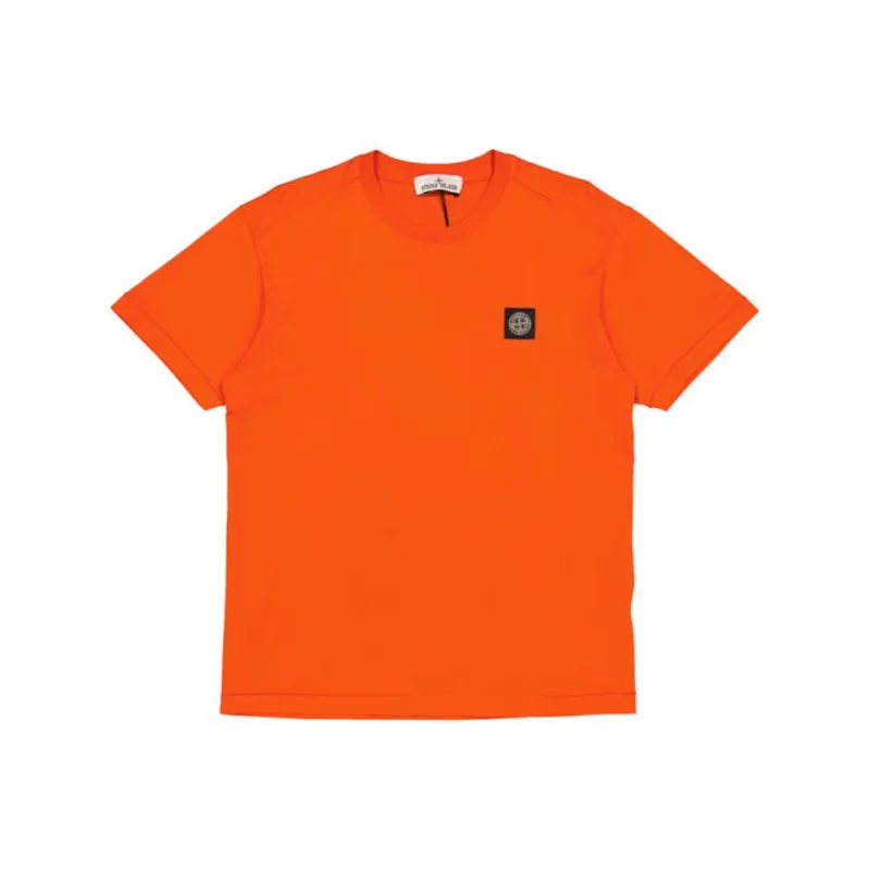 STONE ISLAND T Shirt Men Orange-0