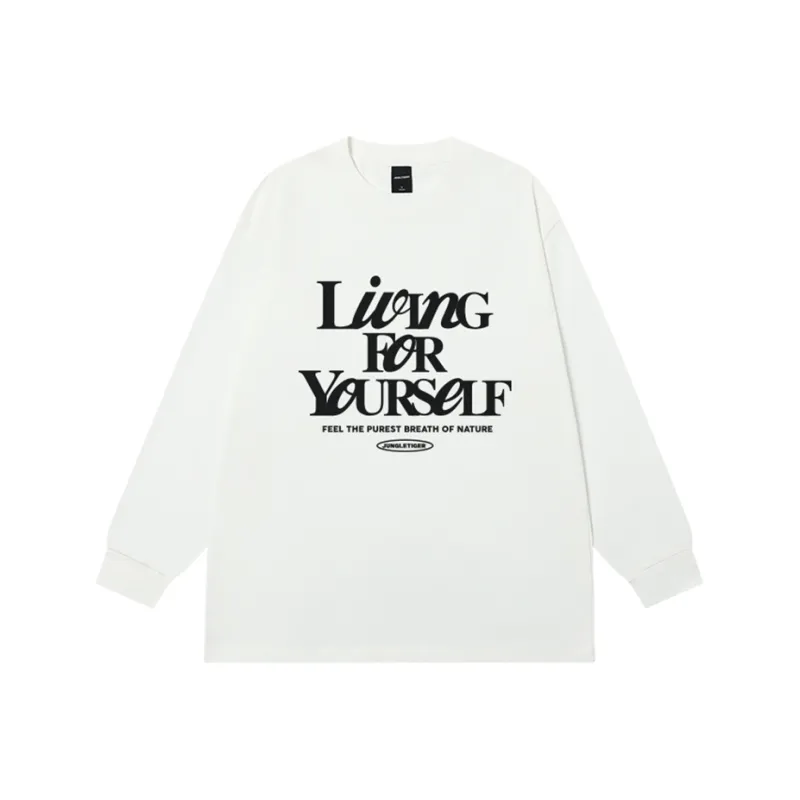 JUNGLE TIGER Long Sleeved T Shirt Unisex-4