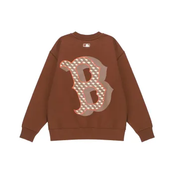 MLB Old Flower Sweatshirts Unisex Dark Brown