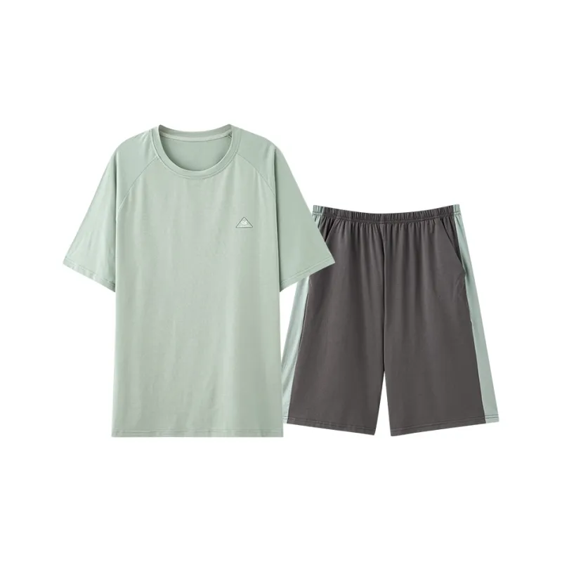 Qin Jing Pajama Set Men's Gift Box Set Green-1