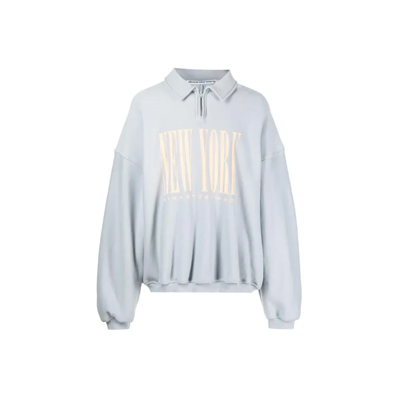 Alexander Wang Sweatshirts Unisex Blue-0