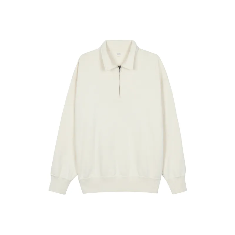 UNIQLO Sweatshirt Unisex Light Beige-0