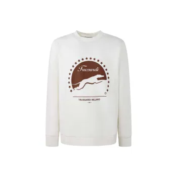 TRUSSARDI Sweatshirts Men White