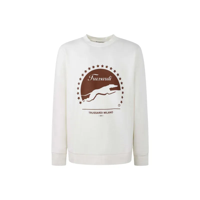 TRUSSARDI Sweatshirts Men White-0