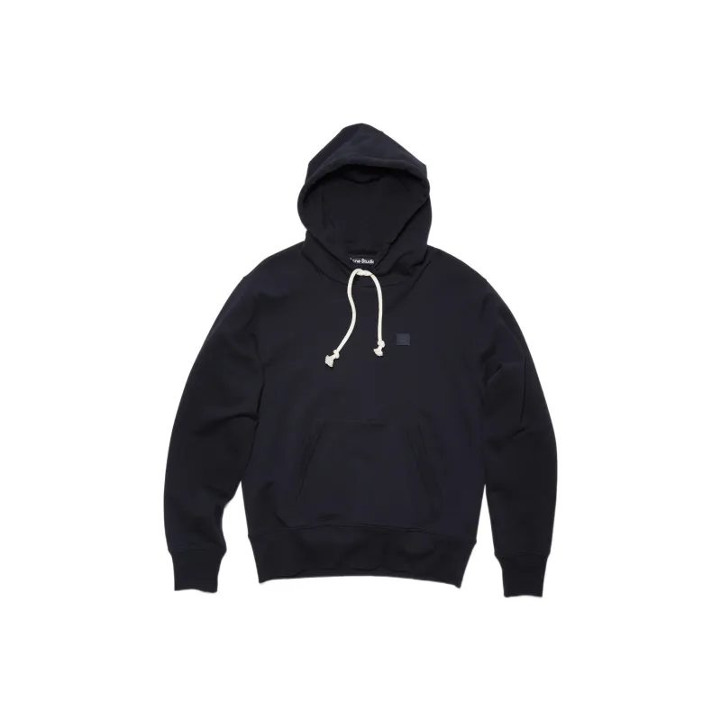Acne Studios Face Logo Patch Drawstring Hoodie-0
