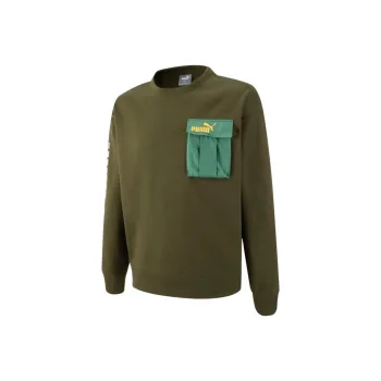 PUMA Players Lounge Sweatshirt Men's Army Green