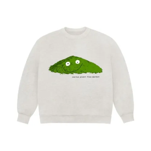 Cactus Plant Flea Market CPFM X Erewhon 콜라보레이션 시리즈 그레이 남녀공용 맨투맨
