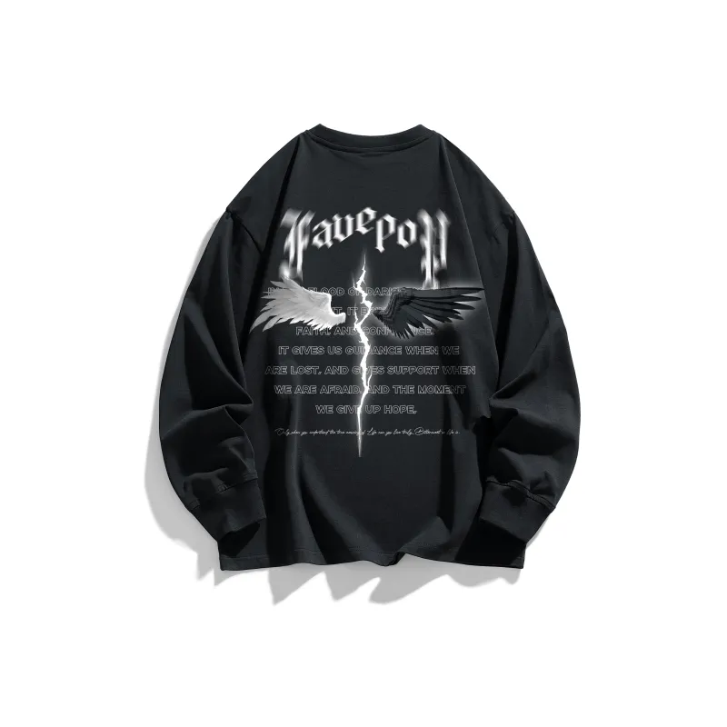 FAVEPOP Long Sleeved T Shirt Unisex-0