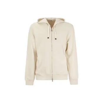 Brunello Cucinelli Zipped Drawstring Hoodie