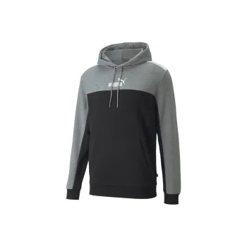 PUMA Essentials+ Block Men's Hoodie Sweatshirt Men's Black