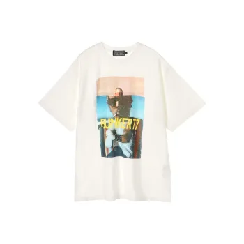 HYSTERIC GLAMOUR x BUNKER 77 T-Shirt Men's White