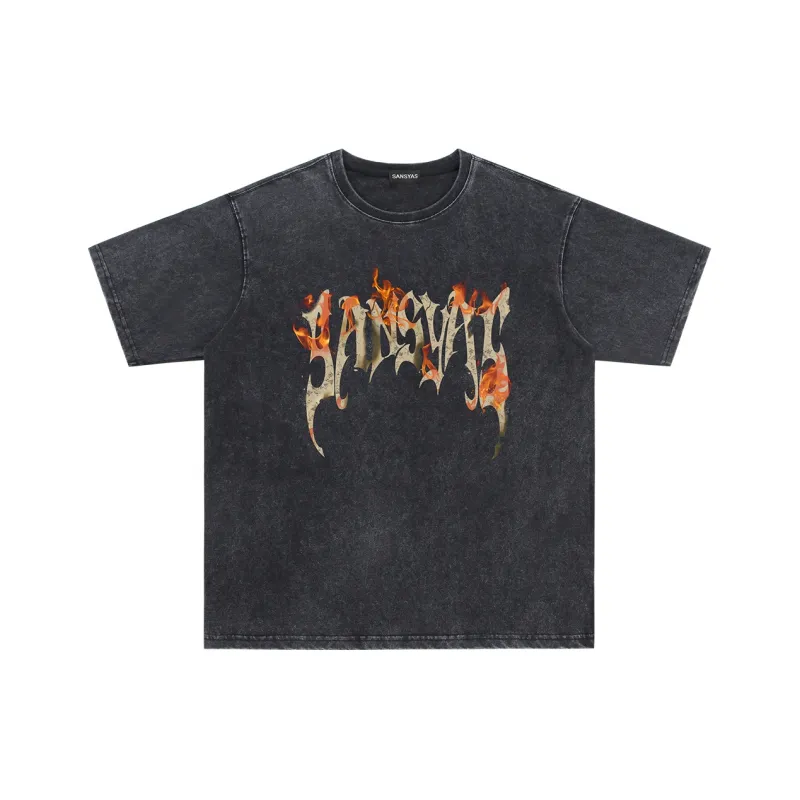 SANSYAS T Shirts Unisex Black-0