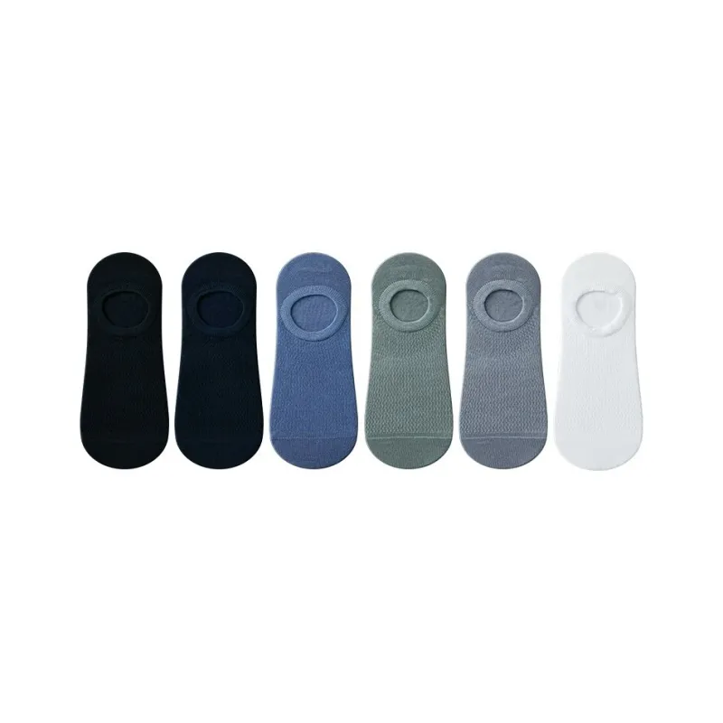H YXIANG No Show Socks Unisex 6 Pack-7