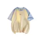 Apricot & Light Blue