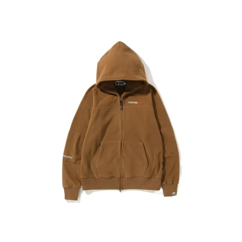 Bape Polartech Wide Fit Full Zip Hoodie-2