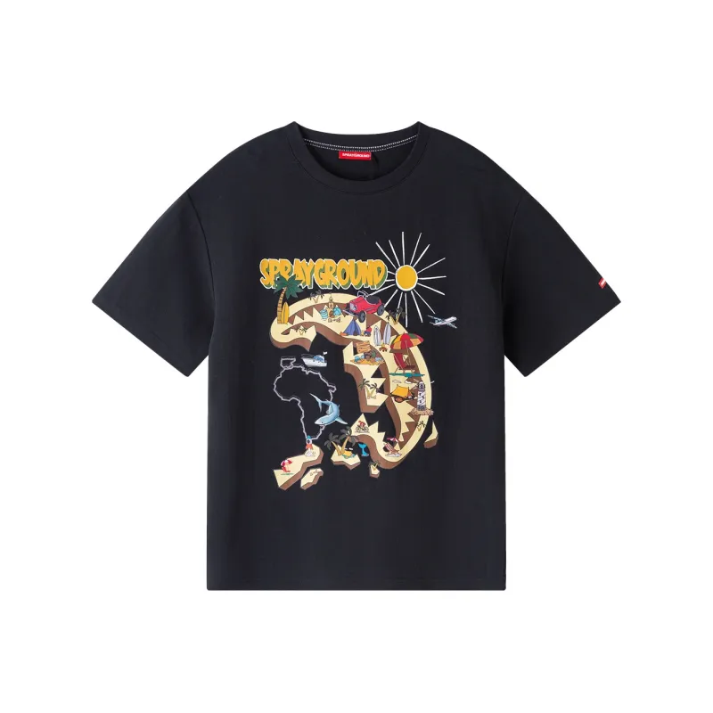 SPRAYGROUND Short Sleeved Crew Neck T Shirt Unisex-0