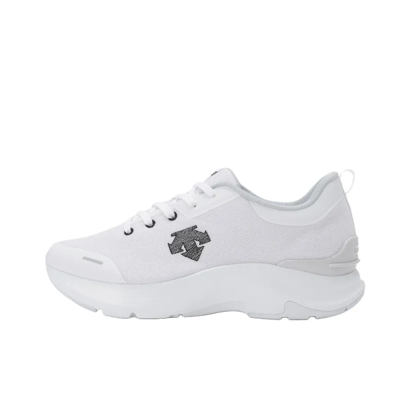 DESCENTE Day Lite Anti Slip Wear Resistant Low Top Casual Shoes Unisex White-0