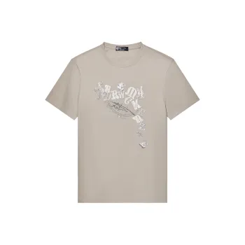ANDREW MACKENZIE T Shirt Men's Apricot