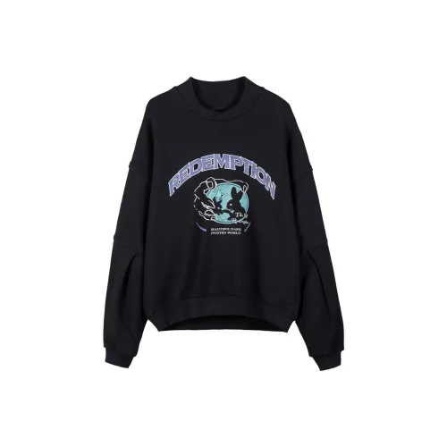 XINYINSU x YISHUJIA Sweatshirt Unisex Black
