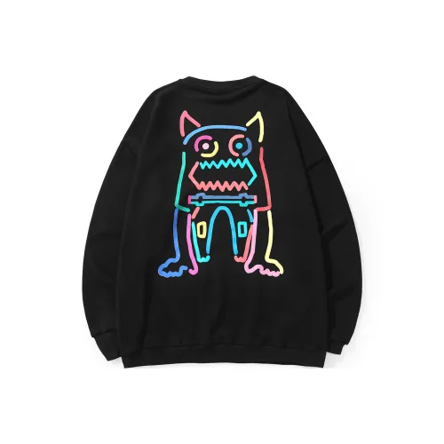 Bt Hooded Loose Fit Sweatshirt Unisex Black