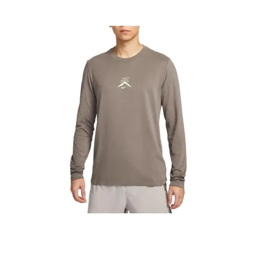 Nike Clothing T Shirts Men Gray