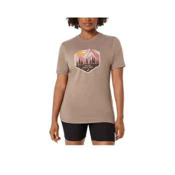 Asics 1977 MOUNTAIN INSIGNIA T Shirt Unisex Gray