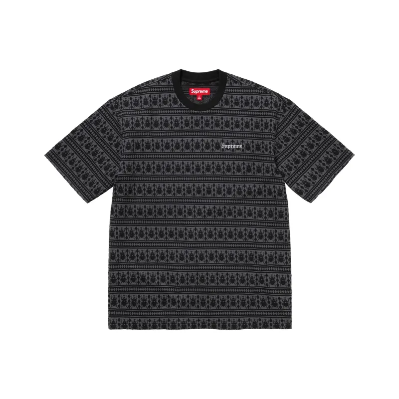 Supreme Jacquard Scarab S/S Top-1