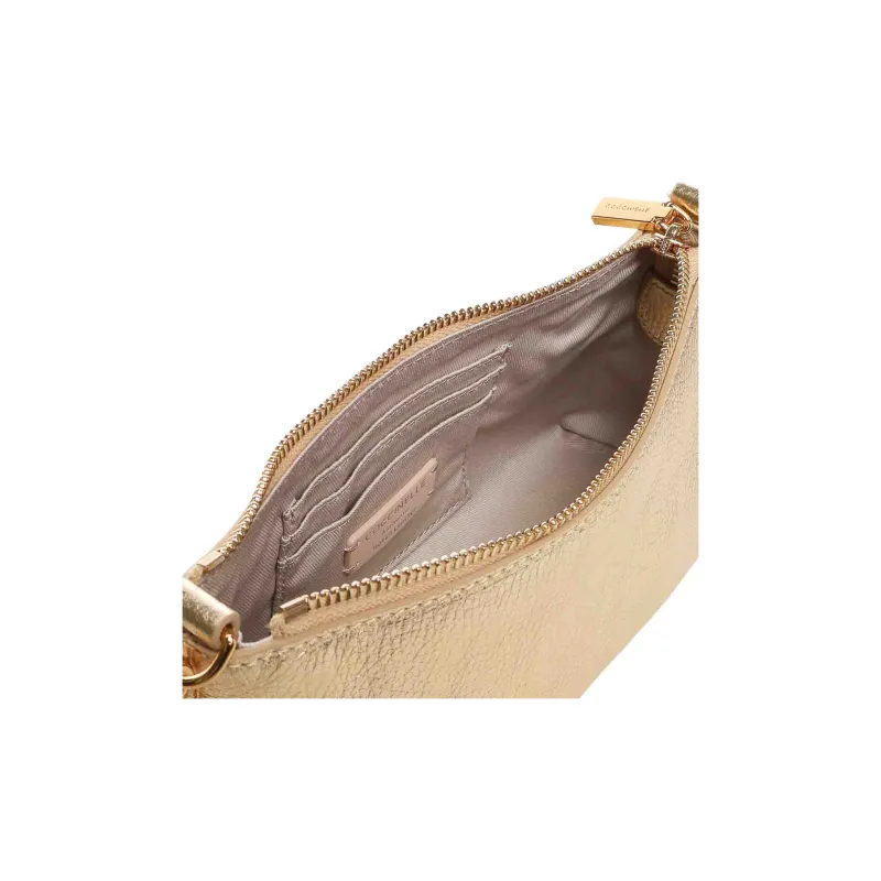 COCCINELLE Aura Logo Printed Chain Linked Shoulder Bag-3