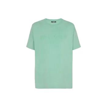 BALMAIN Logo Embroidered Crewneck T Shirt